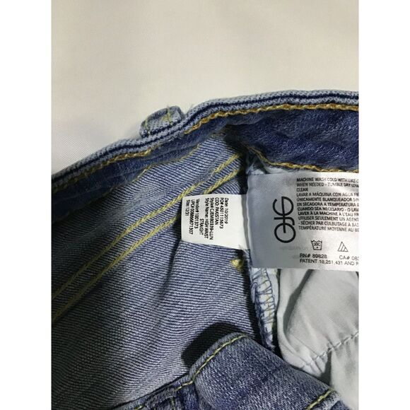 Ella Moss Blue High Rise Straight Jeans Size 12 - Picture 7 of 7